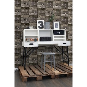 ESTAhome Tapete Vintage Koffer Dunkelbraun 53 cm x 10.05 m