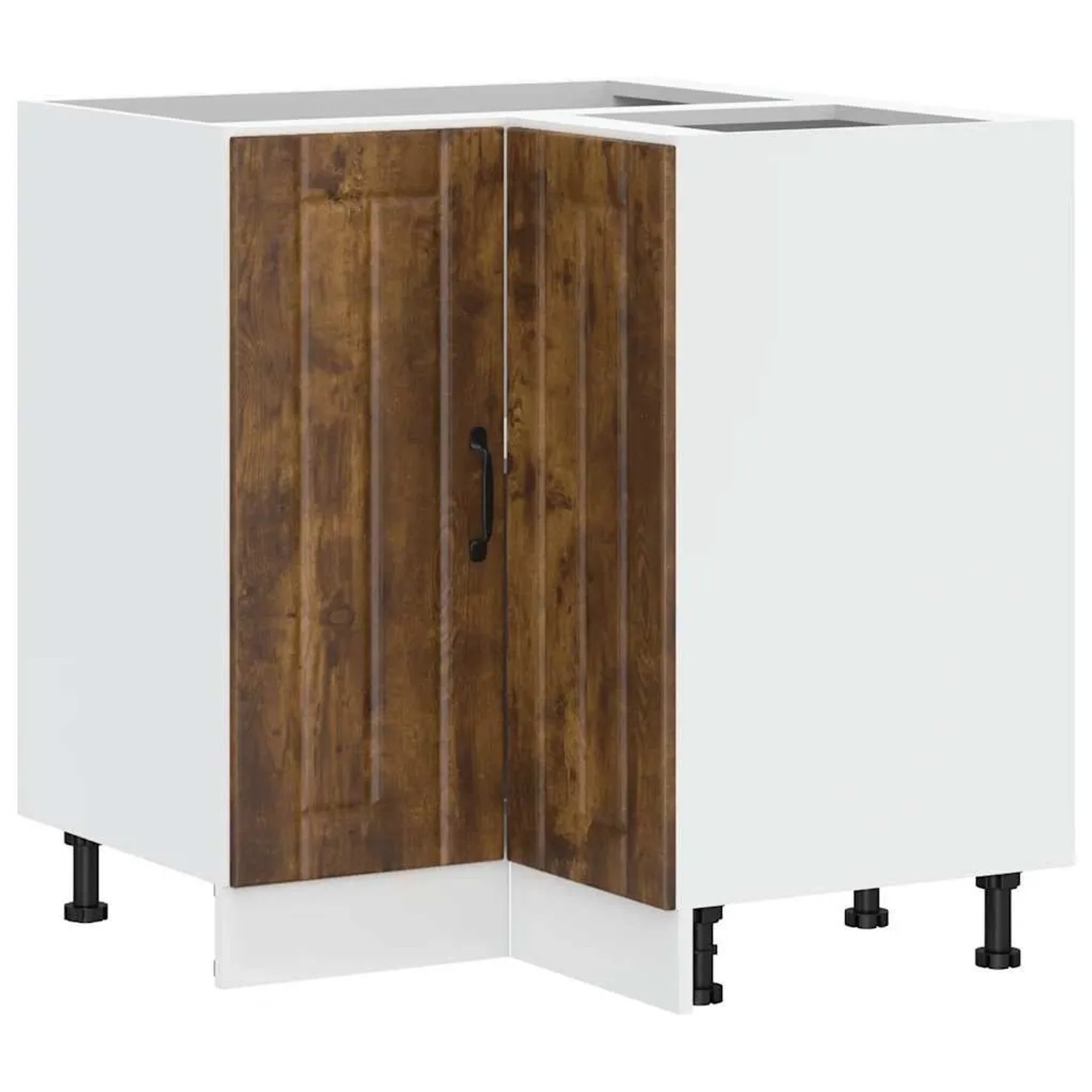 vidaXL Küchen-Eckunterschrank Lucca Räuchereiche Holzwerkstoff 853752 günstig online kaufen