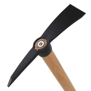 Galaflor Kleinpickel aus Stahl mit Holzstiel