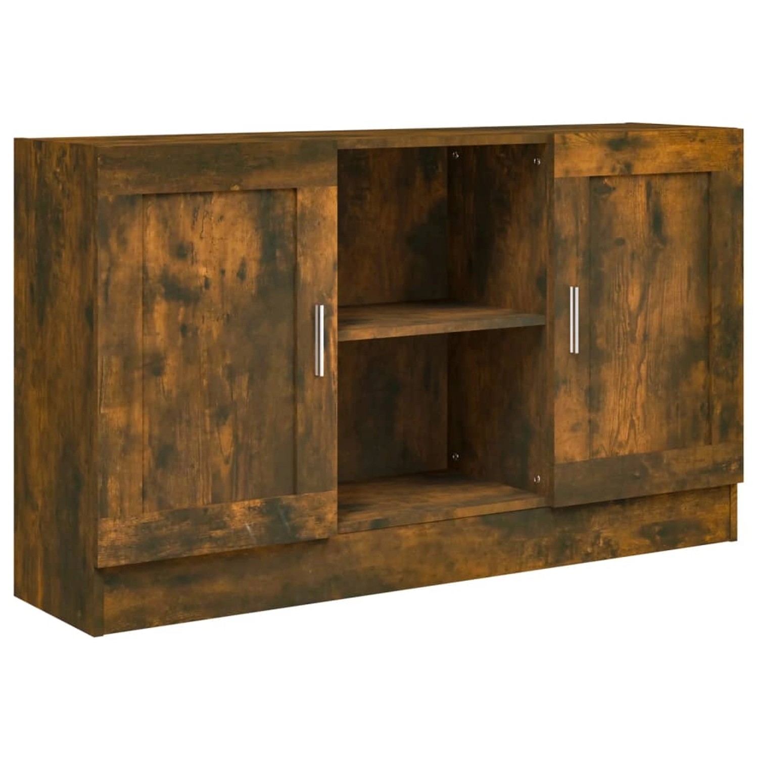 vidaXL Sideboard Räuchereiche 120x30,5x70 cm Holzwerkstoff 815624 günstig online kaufen