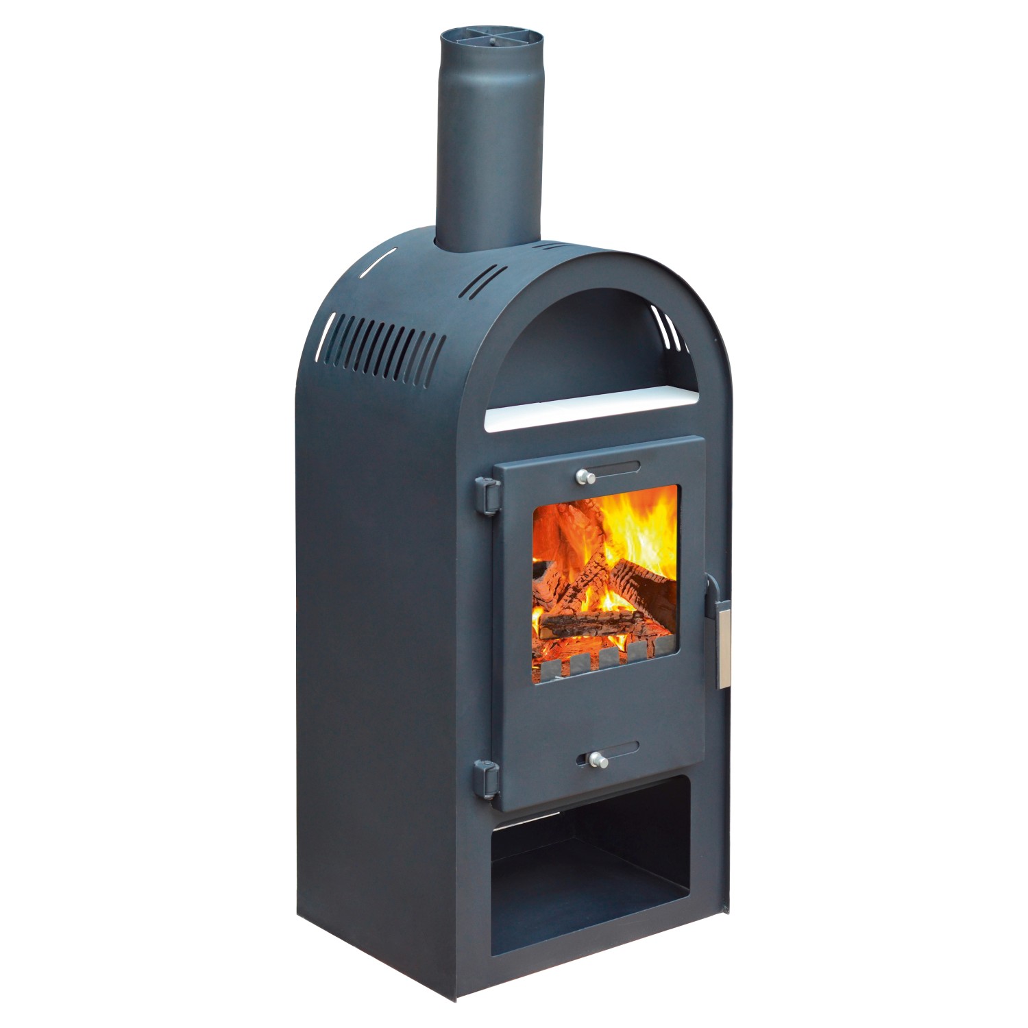 Kaminofen Magna 3.0 (UNI-1963 3.0) Stahl Schwarz 7 kW günstig online kaufen