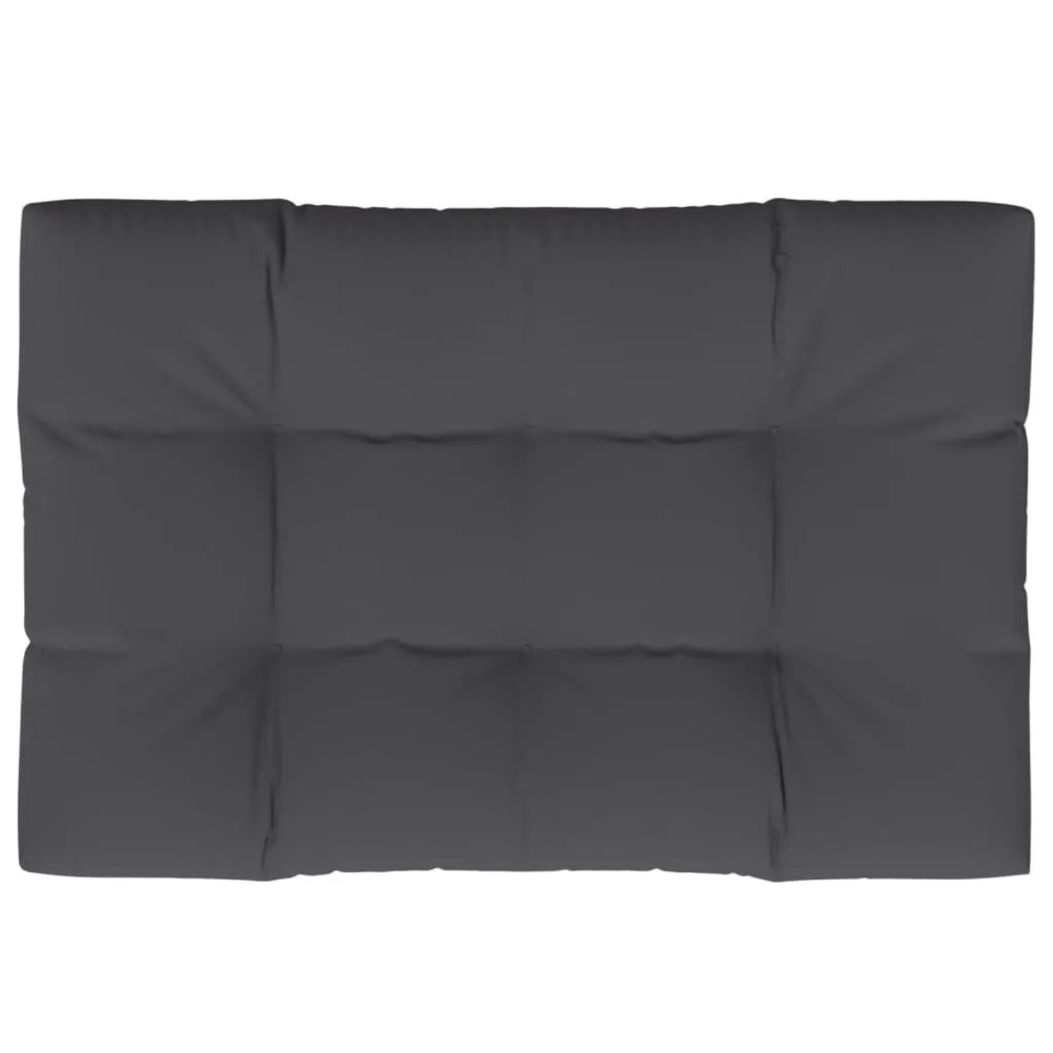 vidaXL Palettenkissen Anthrazit 120x80x12 cm Stoff 314413