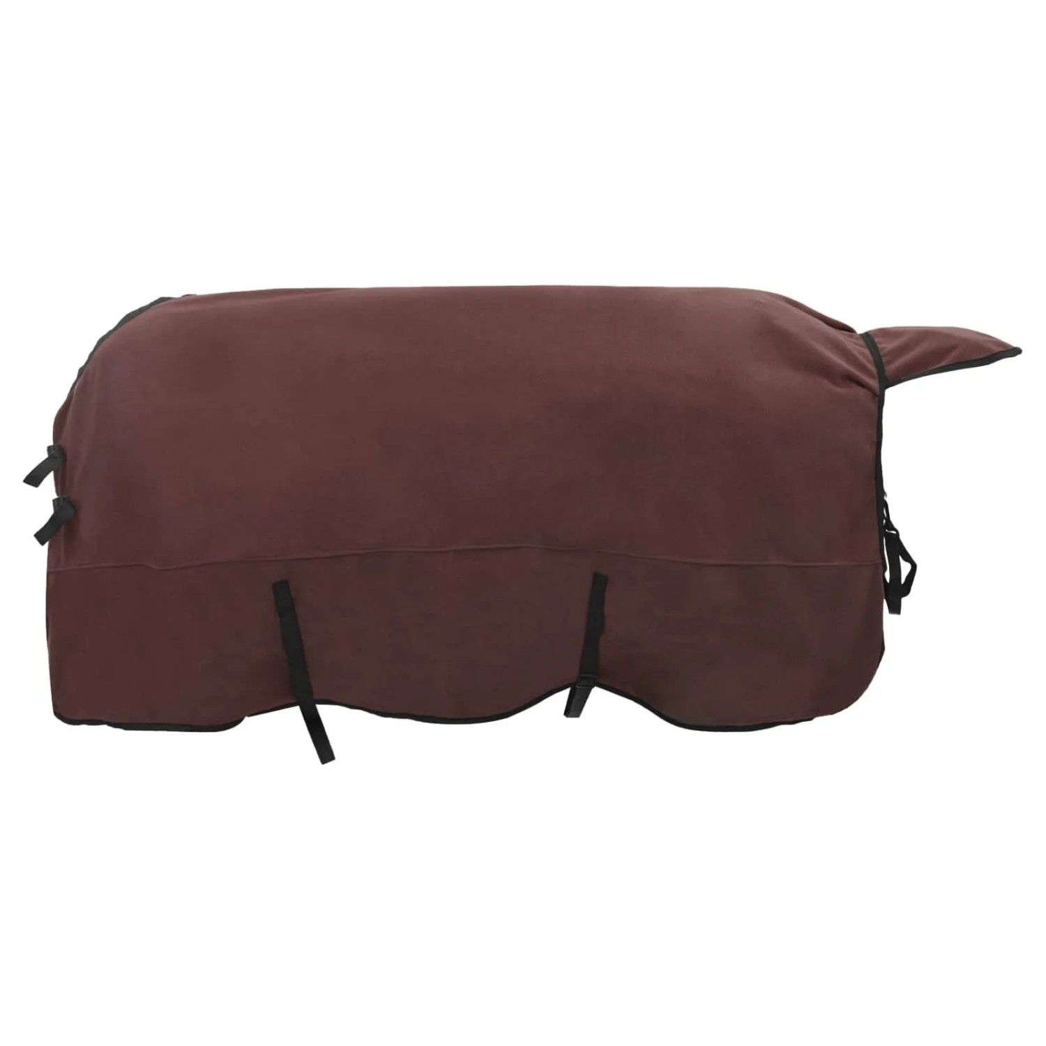 vidaXL Pferdedecke Volles Dunkelbraun Polyester 42013203