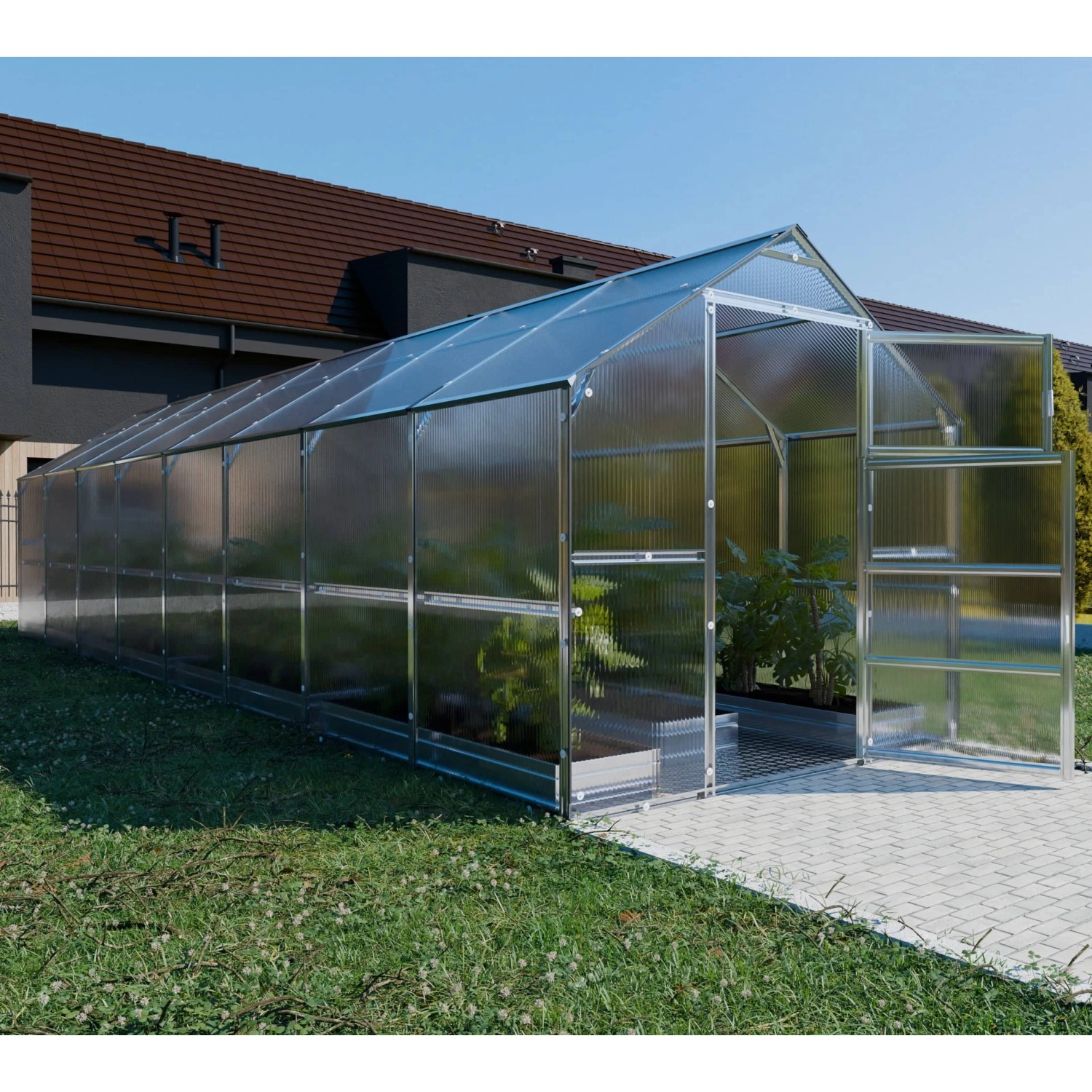 Klasika Greenhouses Bernard*KLASIKA Gewächshaus 2,35 x 8 m (18,8 m²),  mit günstig online kaufen