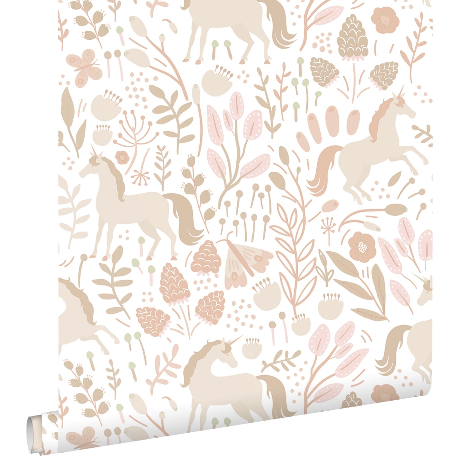 ESTAhome Tapete Einhörner Beige 50 x 900 cm 139873 günstig online kaufen