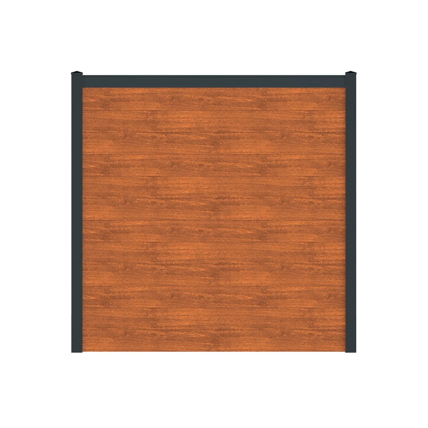 Vidual Sichtschutzzaun Snap 140 zum Aufdübeln 1,8 m x 19,53 m Light Oak