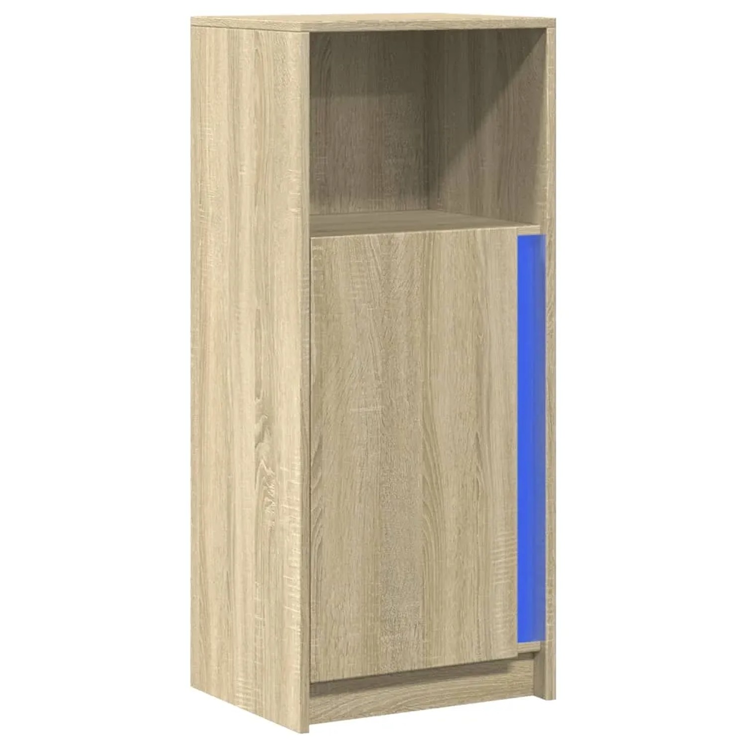 vidaXL LED-Sideboard Sonoma-Eiche 42,5x34x100 cm Holzwerkstoff 852154 günstig online kaufen