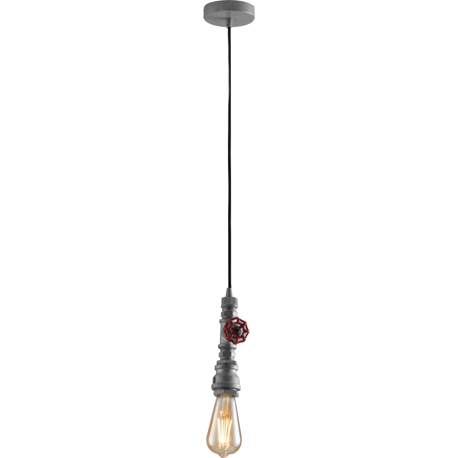 Luce Design Pendelleuchte Amarcord 1-flammig Zink Ø 12 cm günstig online kaufen