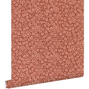 ESTAhome Tapete Blumen Terrakotta 50 X 900 Cm - 131671