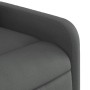 Detailansicht: Dunkelgrauer vidaXL Relaxsessel Modell 39 mit Stoffbezug.