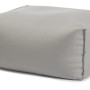 Sitting Point Hocker Roll Korfu, 100 l, mittelgrau. Quadratischer Sitzsack für Indoor & Outdoor.