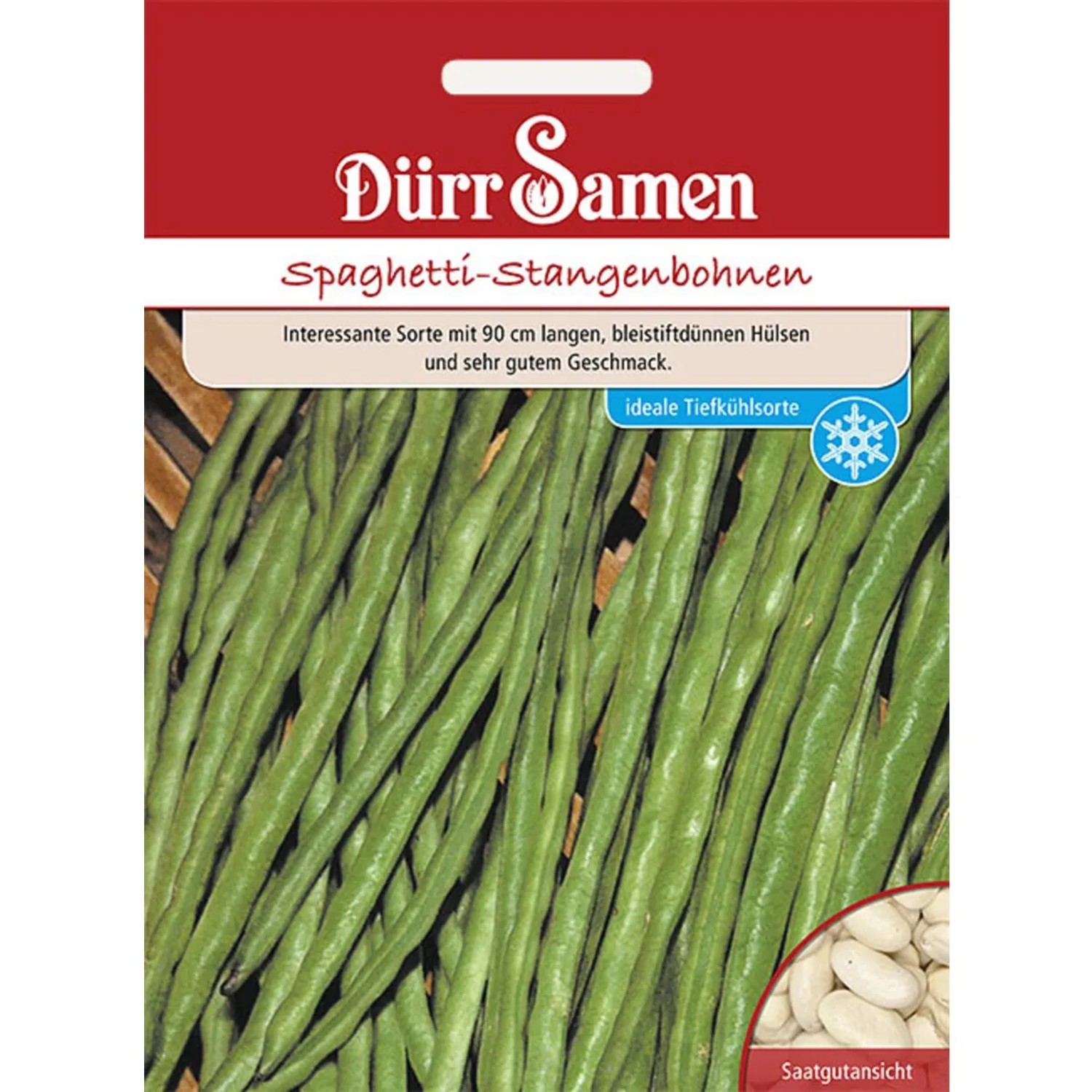 Dürr Samen Spaghetti-Stangenbohnen Saatgut