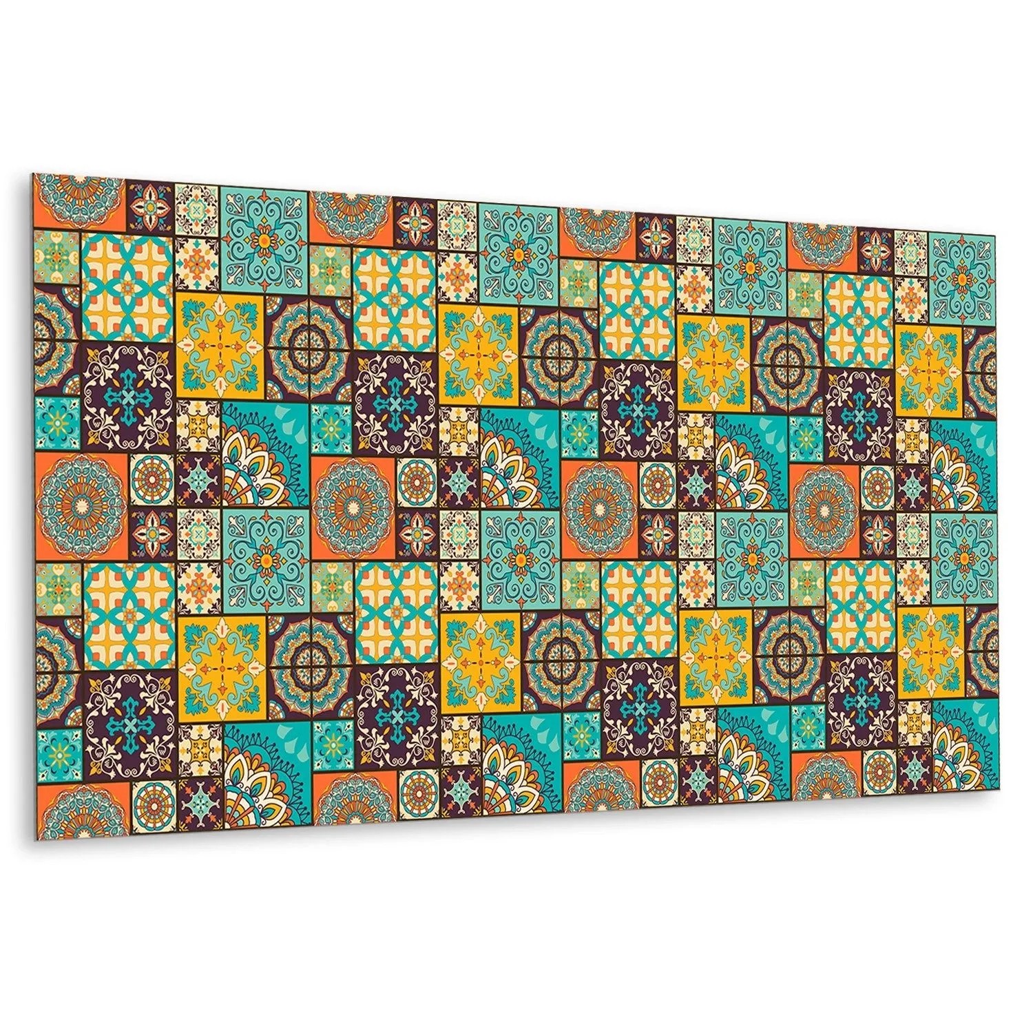Tulup Wandpaneel Patchwork Wandverkleidung Modern 100x50 cm Wandverkleidung günstig online kaufen