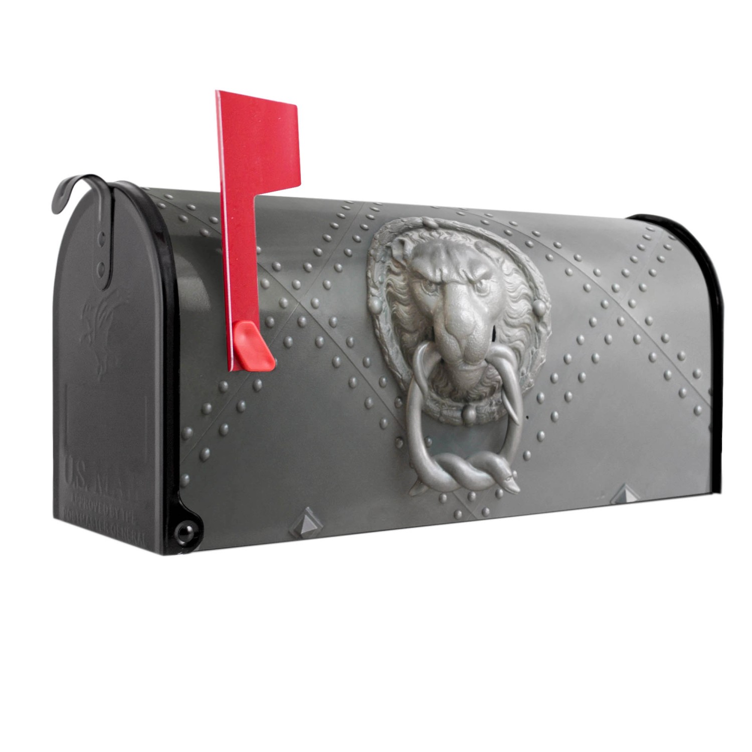 Banjado Amerikanischer Briefkasten Schwarz 48x22x16cm US Mailbox Letterbox günstig online kaufen