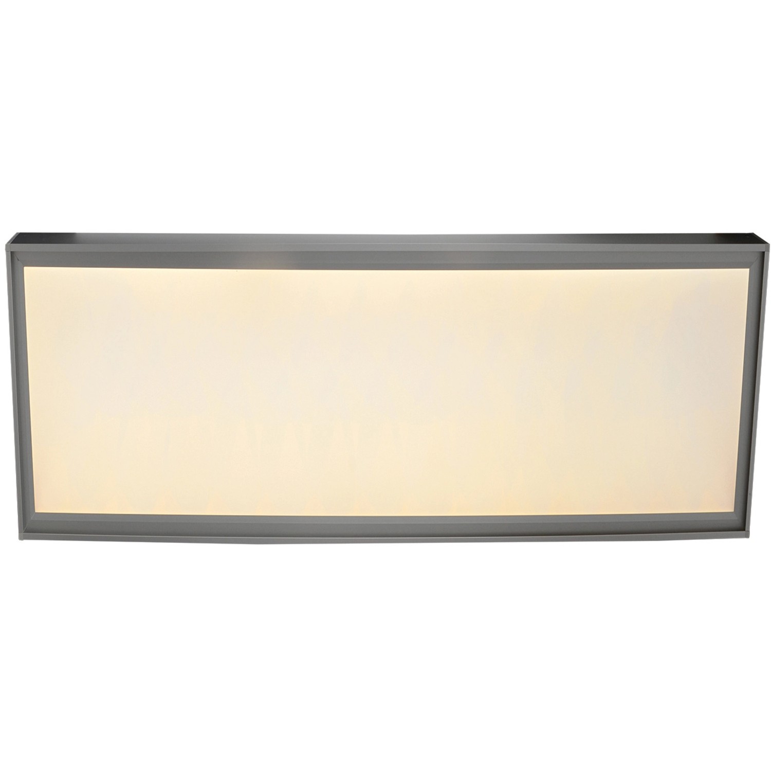 Näve LED-Panel zum Ein- oder Aufbau Panelta 59,5 x 29,5 cm Aluminium-Weiß