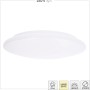 Weiße LED-Deckenleuchte, 18 W, 37 cm Durchmesser, warmweißes Licht, IP44-Schutz.