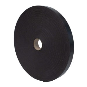 Schwarzes Dalsys Abdeckband, selbstklebend, 30m x 30mm, als Trennwandband für Trockenbau-Profile.