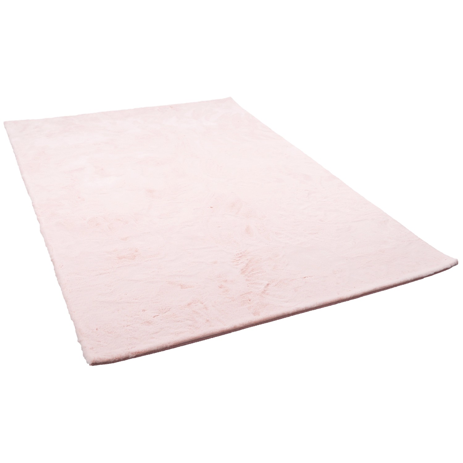 Pergamon Luxus Super Soft Fellteppich Plush Rosa 160x230cm günstig online kaufen