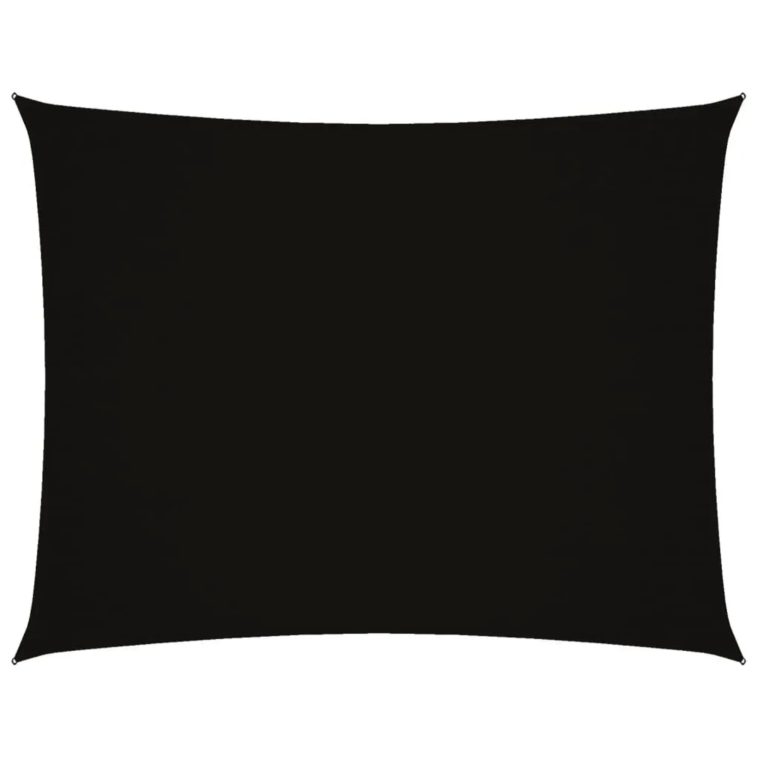 Furnicato Sonnensegel Oxford-gewebe Rechteckig 25x4 M Schwarz