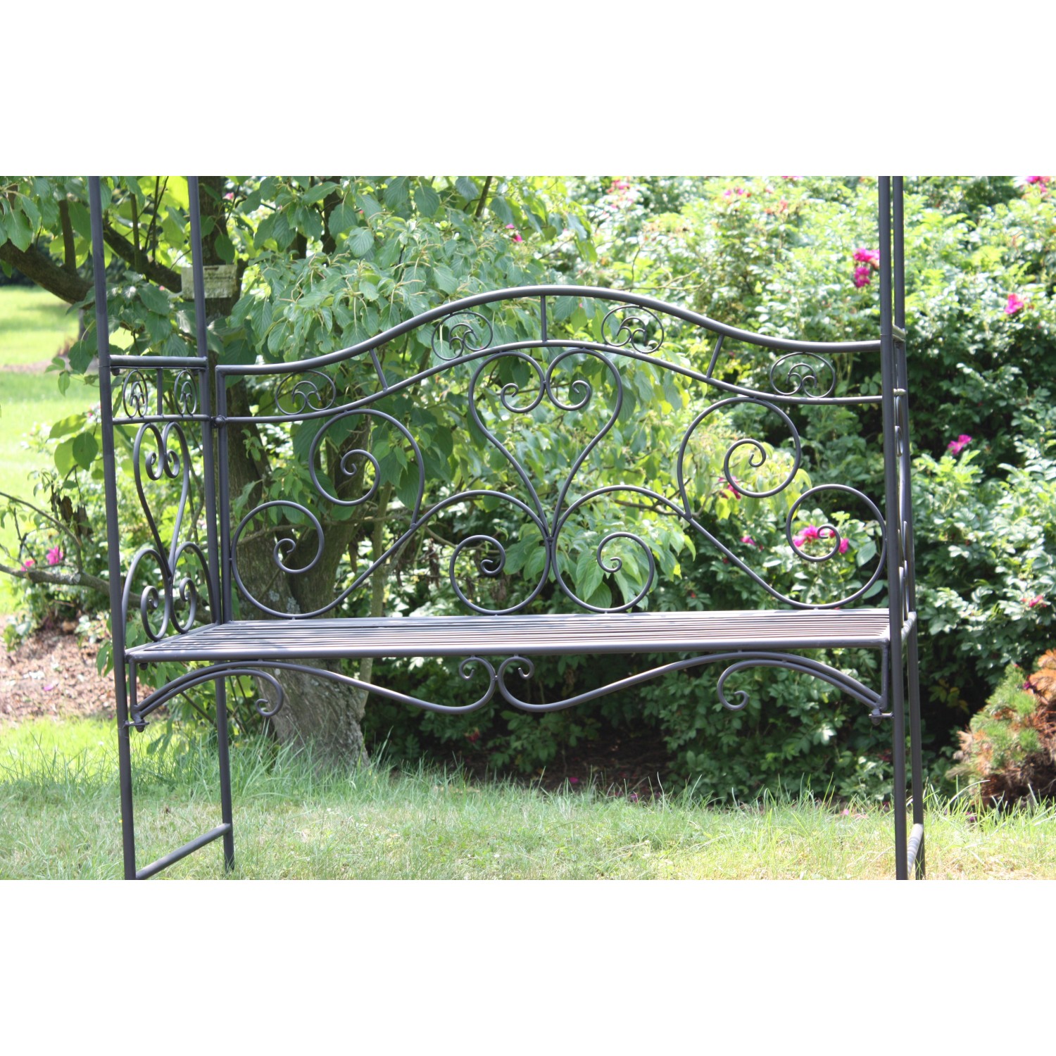 Garden Pleasure Bank mit Rosenbogen Colima 124 cm x 200 cm x 48 cm