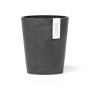 Ecopots Morinda Pflanztopf, dunkelgrau, 17x19,2 cm. Ideal für Innen- und Außenbereich.
