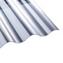 Glasklare T&J PVC-Lichtplatte Welle 8, 2000x920x1,2 mm für Kunststoffbedachung.