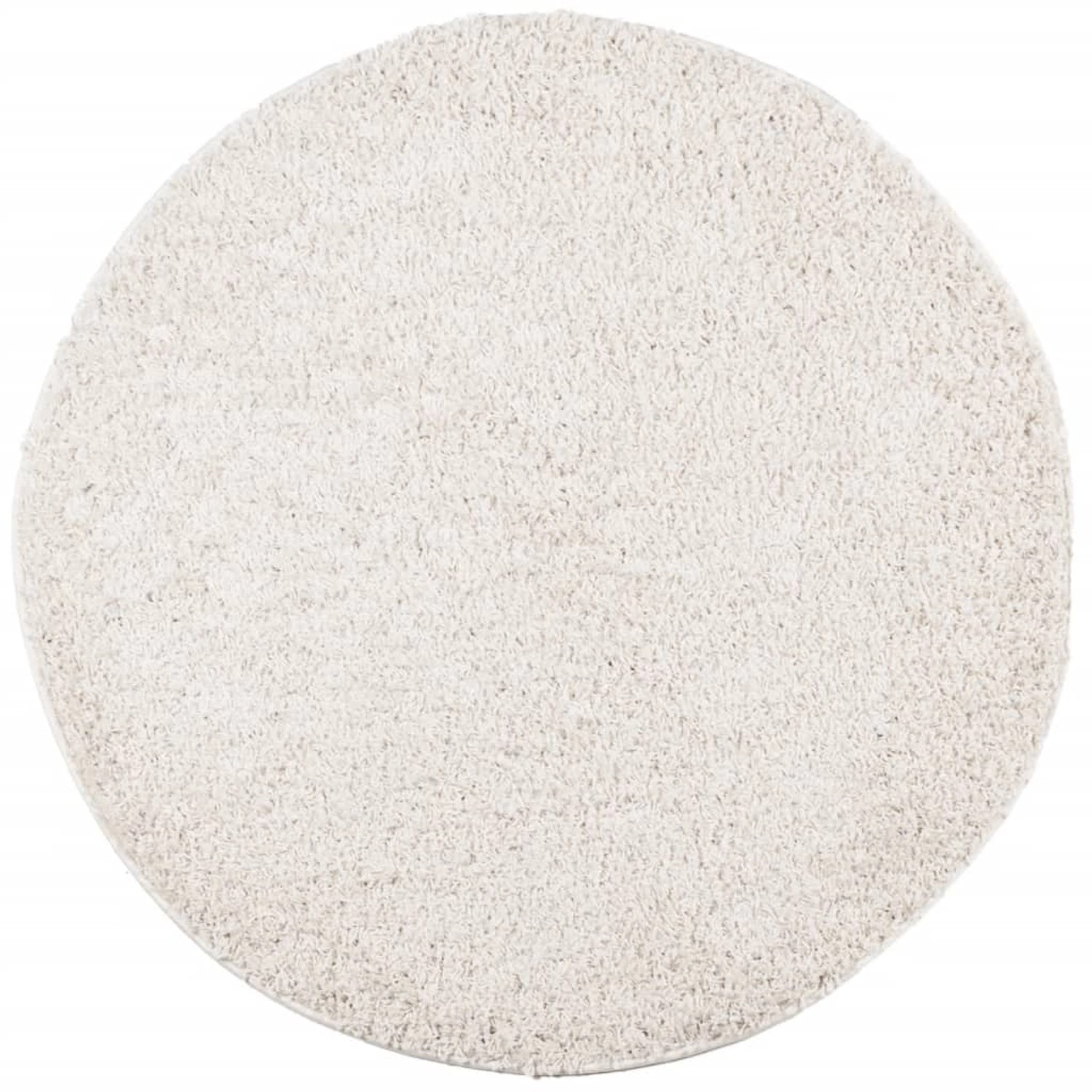 vidaXL Teppich Shaggy Hochflor Modern Creme  80 Cm 1954814 günstig online kaufen