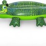 Bestway Schwimmtier Krokodil, 152x71 cm, grünes aufblasbares Wasserspielzeug für Kinder.