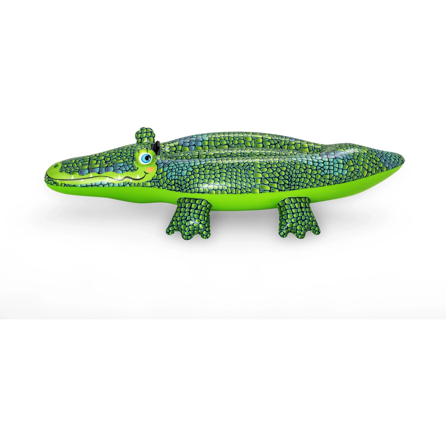 Bestway Schwimmtier Krokodil, 152x71 cm, grünes aufblasbares Wasserspielzeug für Kinder.