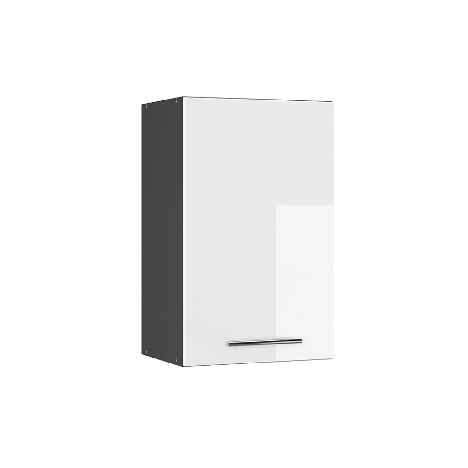 Vicco Hängeschrank Fame-Line Hängender Küchenschrank Weiß Hochglanz/Anthraz günstig online kaufen