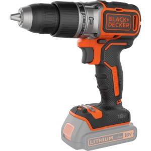 Black+Decker Akku-Schlagbohrschrauber BL188N Solo, 18V, orange-schwarz. Ideal zum Schrauben und Bohren.