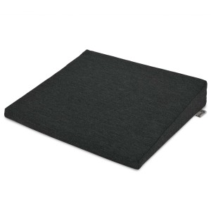 Beautissu BeauErgo Sitzkeilkissen, 37x33,5cm, Anthrazit, zur Rückenentlastung und Haltungsverbesserung.