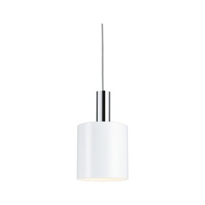Paulmann Tallis URail Schirm, weiß matt, zylindrisch, Ø 16 cm. Metallschirm für LED-Schienensysteme.