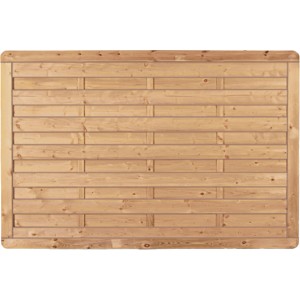 Grüner T & J Sichtschutzzaun Avantgarde, 180x120 cm, aus Kiefer/Fichte mit Lamellen.