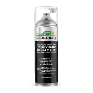 COLORS Premium Acryl Sprühfarbe, 400ml, RAL 9006 Silber Glanz. Buntlack-Spray für Innen & Außen.