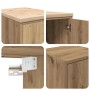 vidaXL Garagenschränke 2 Stk Artisan-Eiche Holzwerkstoff 3328304_11