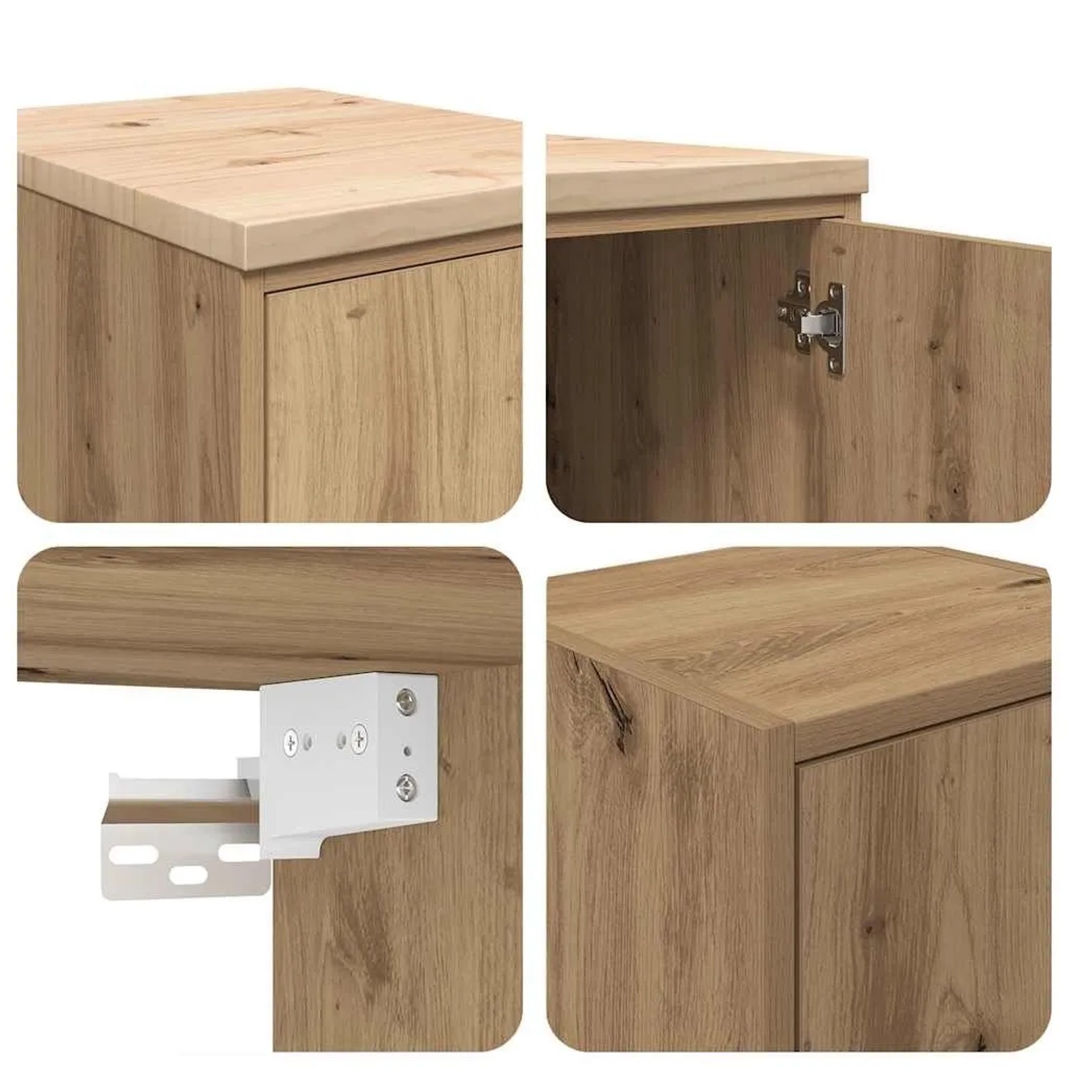 vidaXL Garagenschränke 2 Stk Artisan-Eiche Holzwerkstoff 3328304_11