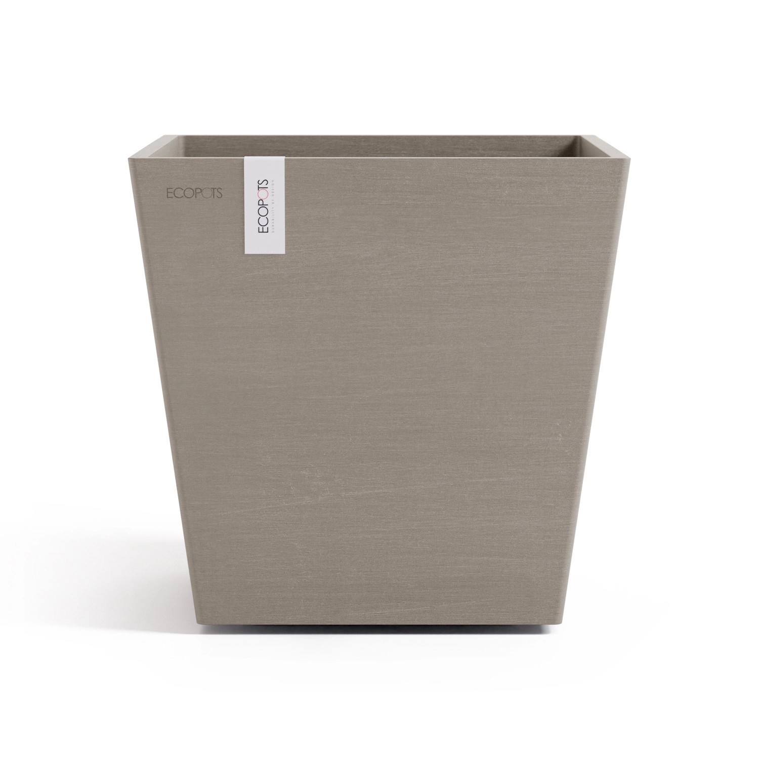 ECOPOTS Blumentopf "Rotterdam 25 + Wassersystem Taupe", für innen und außen günstig online kaufen