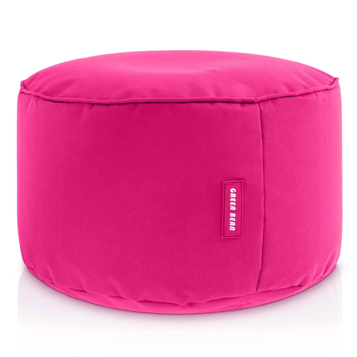 Green Bean Sitzpouf Stay 45 x 25 cm PVC Wetterfest Waschbarer Bezug mit EPS-Perlen-Füllung Pink