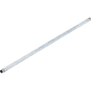 Verzinktes Gewinderohr, 21 mm (R 1/2) x 1000 mm, für die Rohrinstallation im Innen- und Außenbereich.