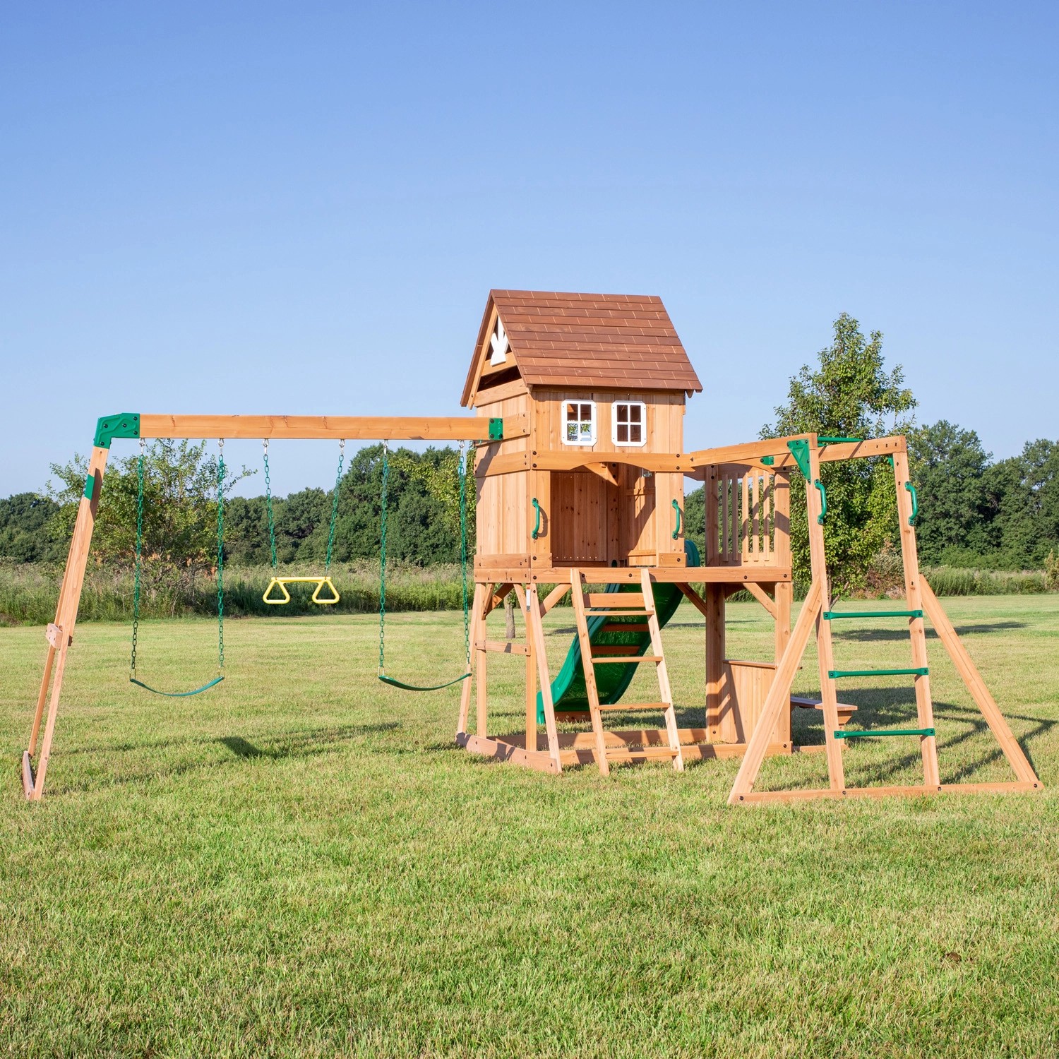 Backyard Spielturm Discovery Montpelier Schaukeln Rutsche Klettergerüst