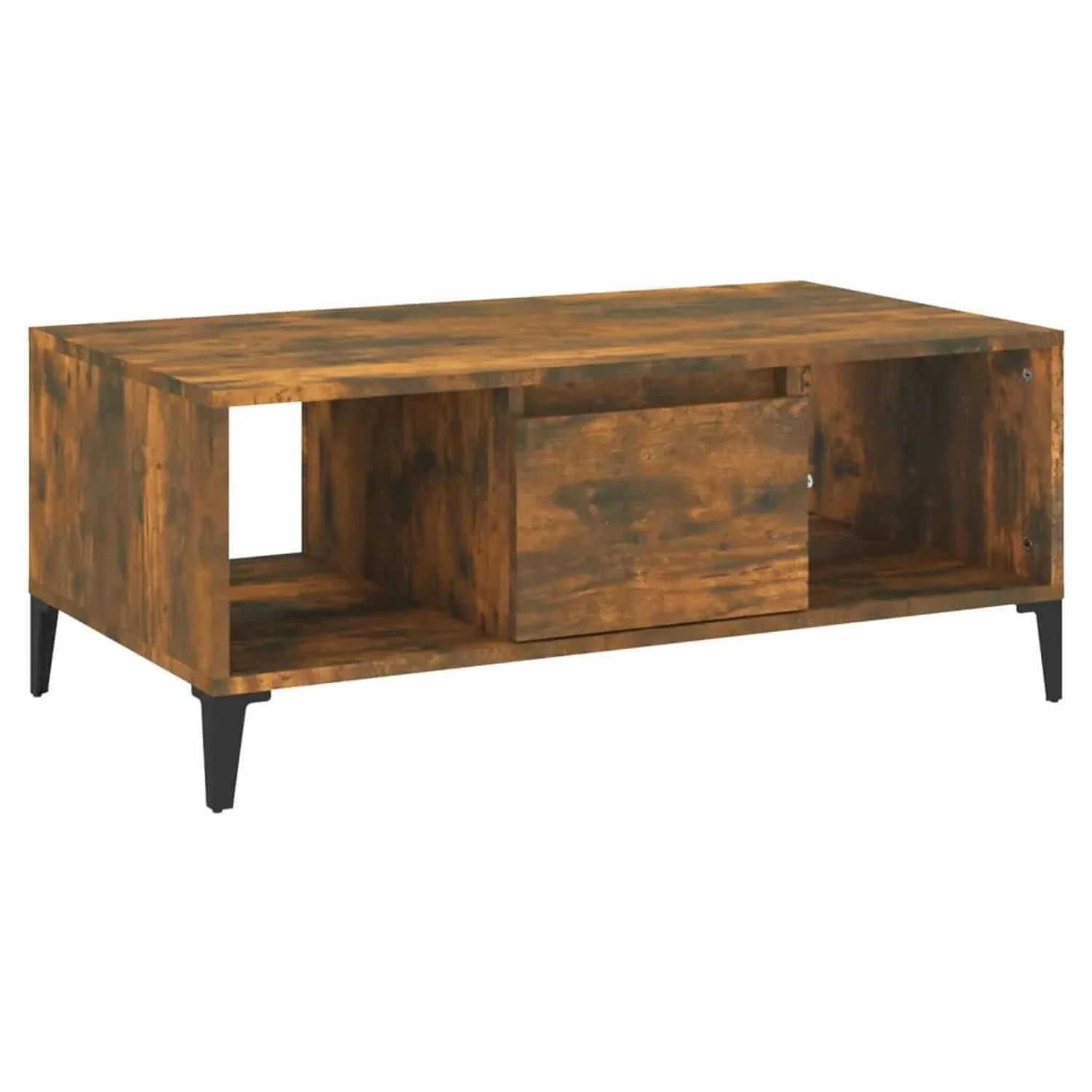 vidaXL Couchtisch Räuchereiche 90x50x36,5 cm Holzwerkstoff 821073