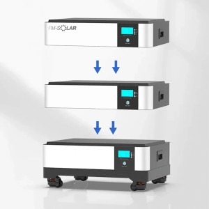 FM-SOLAR 30 kWh Speicher PV Akku Stapelbar 51,2V 600Ah LiFePO4 Lithium 2x15kWh
