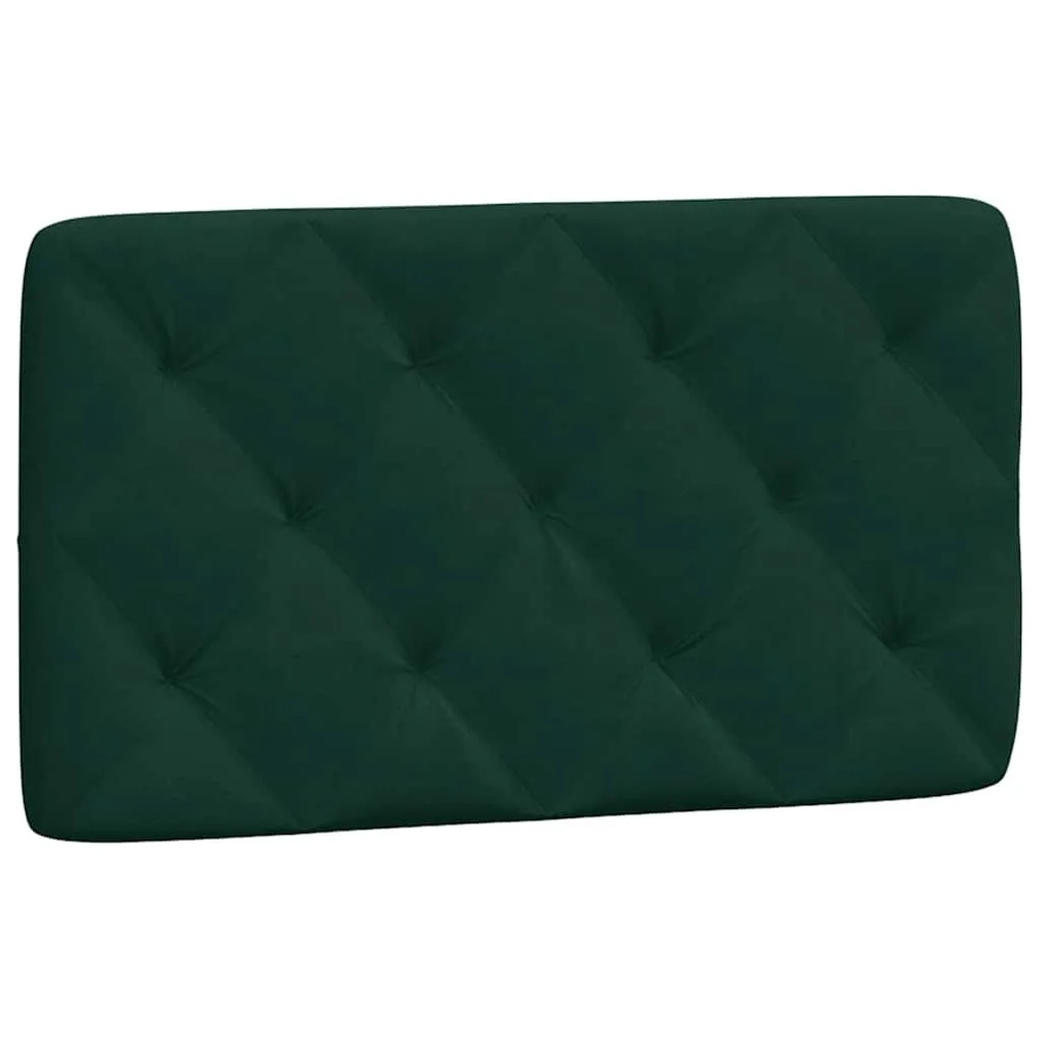 vidaXL Kopfteil-Kissen Dunkelgrün 90 cm Samt 374711