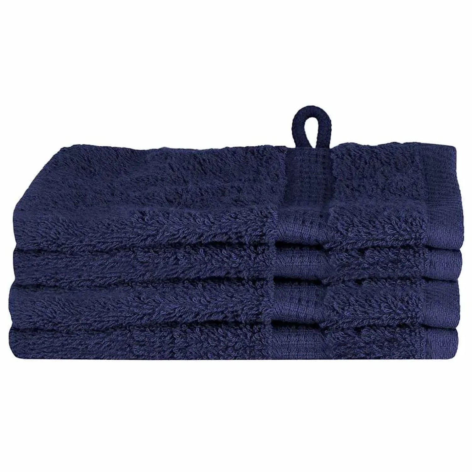 vidaXL Waschlappen SOLUND Marineblau Baumwolle 137249