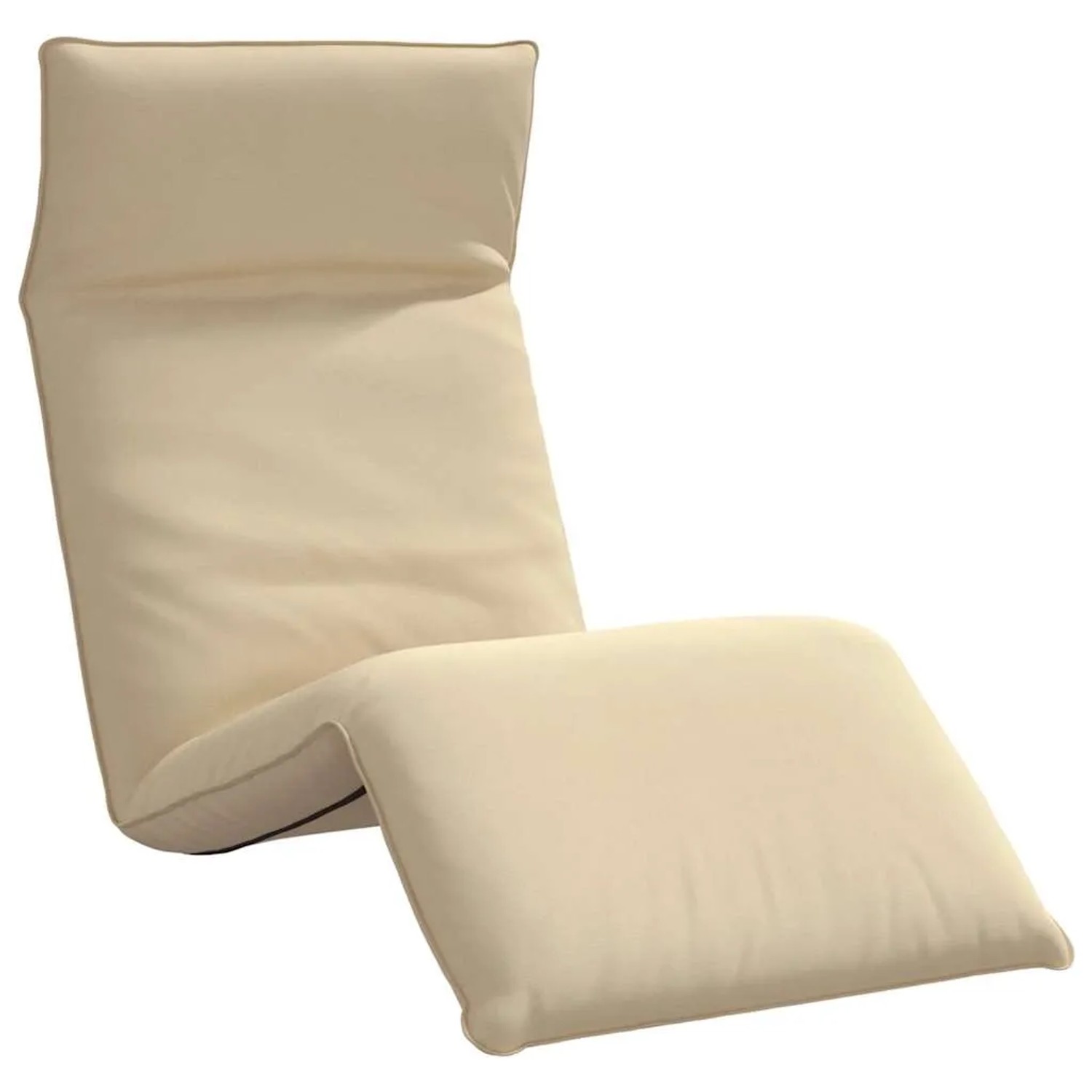 vidaXL Sonnenliege Klappbar Beige 175x54x8,5 cm Oxford-Gewebe 4019749