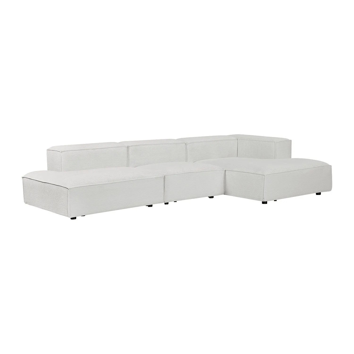 Vente-unique Modulierbares Sofa Ruzolo Beige 330 cm