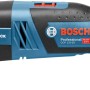 Bosch Professional Akku-Multi-Cutter GOP 12 V-28 Solo, blau/schwarz, mit Starlock-Aufnahme.