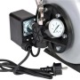 Detailaufnahme Al-Ko Hauswasserwerk HW 3.600 mit Manometer und Stromkabel.