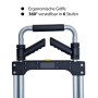 Detailaufnahme: Ergonomische, 360° verstellbare Griffe der TRUTZHOLM Sackkarre XL.